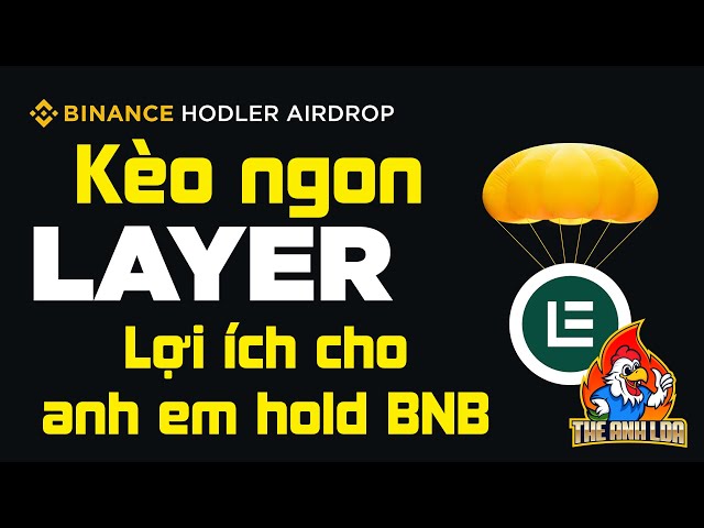 BINANCE HODLER AIRDROP : Hold BNB는 AirDrop Solayer (레이어) (맛있는 서까래)를받습니다. Anh lda