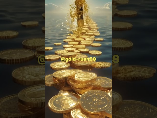 金貨の滝の無限の流れ、あなたの運を持ってください！ #GoldCoinwaterfall #GoldenMiracle #Success