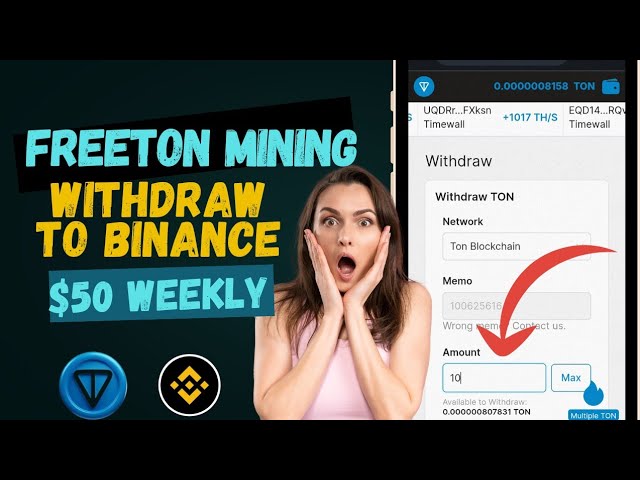 FreeTon Mining || Mine Free TON and withdraw to your BINANCE Account. 100% Legit mining site