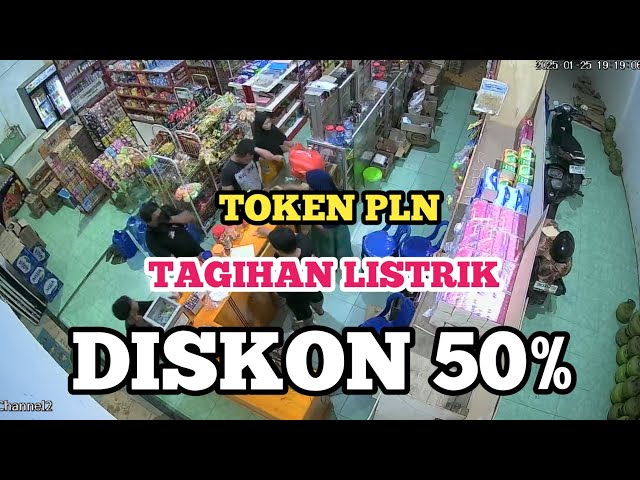 서둘러서 ..!? PLN 전기 및 토큰 지불에 대한 50% 할인이 있습니다.