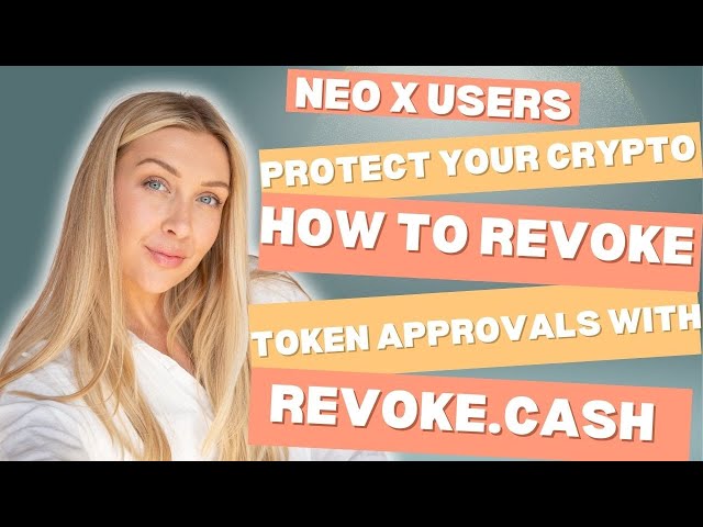 Neo X 사용자 : 암호화를 보호하십시오! Revoke.cash로 토큰 승인을 철회하는 방법