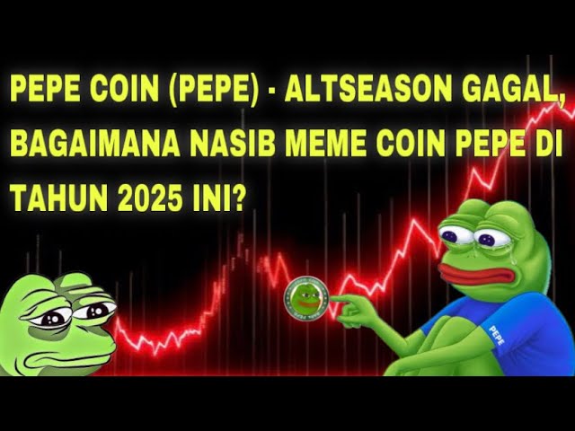 Pepe Coin（Pepe） - Altseasonが失敗しました、2025年のPepeのMeme Coinの運命は何ですか？