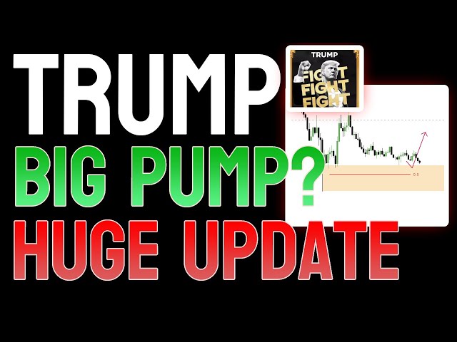 TRUMP Coin $50 Possible In Next Days? Trump Official Meme Token Price Analysis & Trade Pump/Dump !