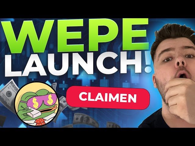 Wall Street Pepe launch! 🤯 So you claim the Wepe Coin