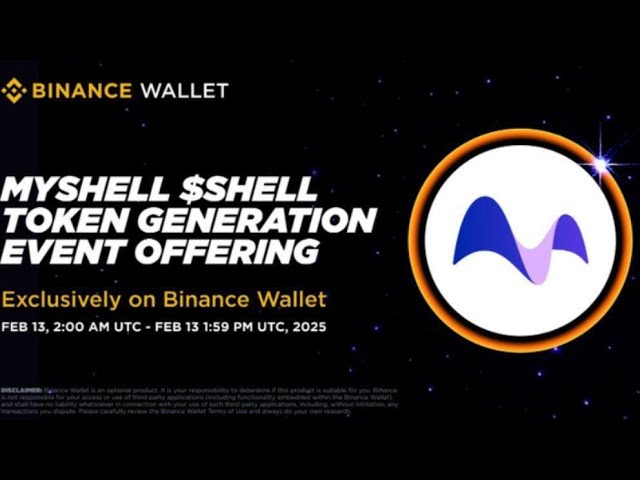 Binance web3 myshell（$ shell）トークンido live || Binance web3新しいオファー||新しいエアドロップオファー