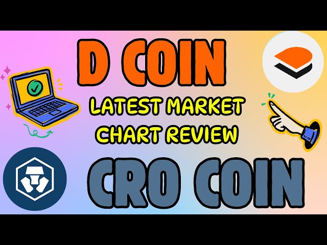 D COIN & CRO COIN LATEST TECHNICAL CHART SUPPORT AND BREAKOUT LEVELS!