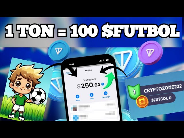 1噸硬幣= 100 $ FUTBOL令牌| Wonderkid Game Airdrop聲稱