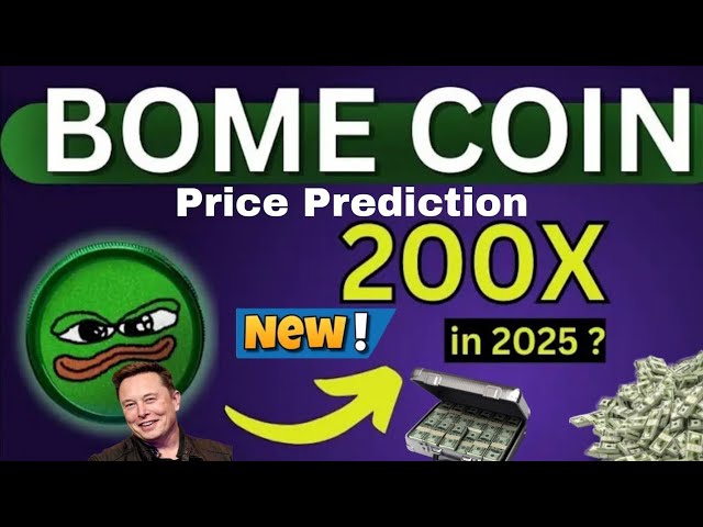 Bome Coin Prix Prediction 2025 | Bome Crypto mieux que Pepe Coin? | MEME COIN | Bome Crypto