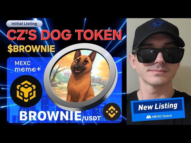 $ Brownie - CZ's Dog Token Brownie Crypto Coin Wie man Weex MEXC Global BNB BSC Pancakeswap Mem kauft