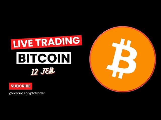 Crypto Trading Live：BTC Live Trading Bitcoin価格予測| 2月13日#crypto #bitcoin #btc