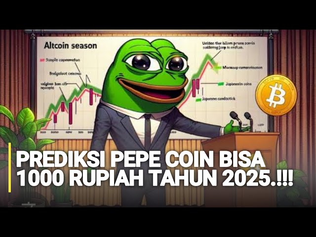 시장이 강화됩니다! 예측 Pepe Coin Target 1,000 루피아 올해! 또한 $ btcbull 전위 2025를 확인하십시오 !!