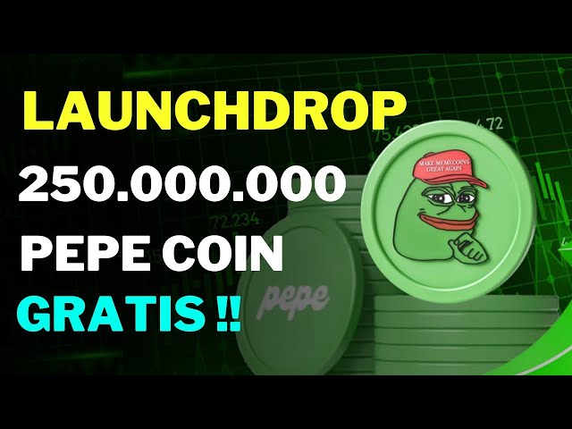 Pepe Coin Airdrop 250JT Pepe Coin - Launchdrop Pepe #pepecoin #airdrop #launchdrop