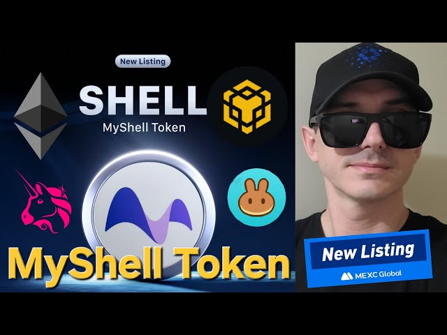 $シェル-MyShell Token Crypto COINシェルAI MEXCグローバルBNB ETH ETHEREUM UNISWAP CEXの購入方法