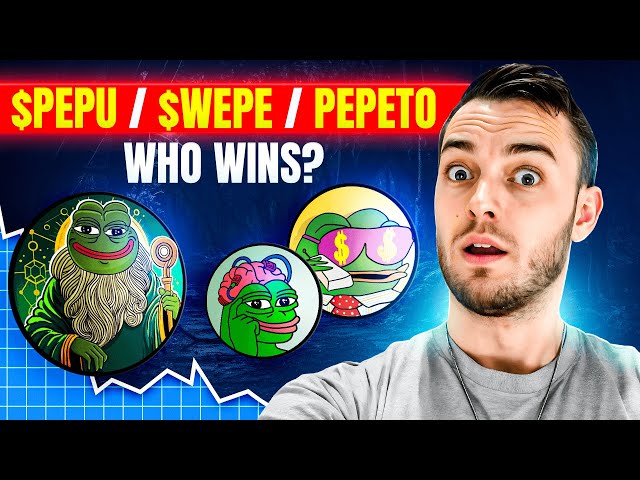 下一個100倍模因硬幣攤牌！ Pepe Unchained vs Wall Street Pepe vs Pepeto - 誰贏了？