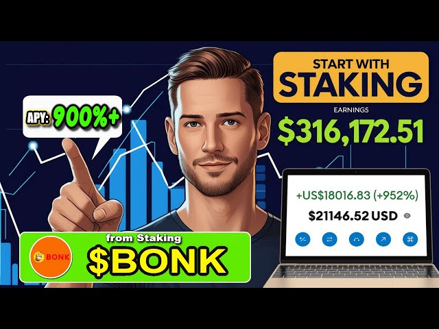 Boost Your Portfolio with Staking Crypto BONK! Earn $200 Daily with Bonkcoin Token Staking