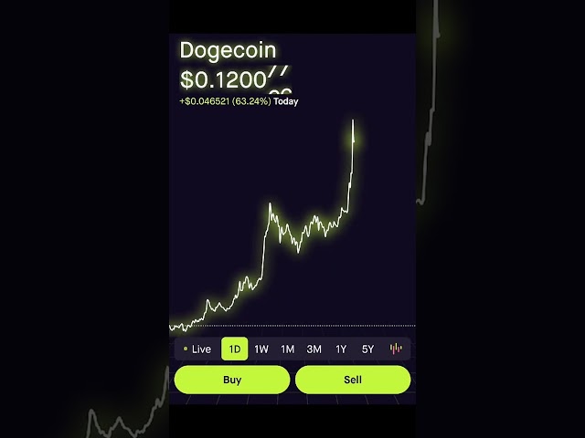 Doge coin aiming for the moon #doge