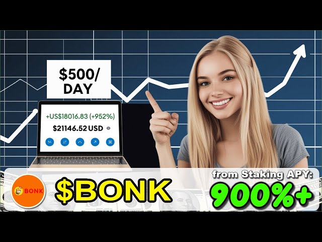 Earn $8000+ Monthly Passively by Staking $BONK Crypto– Start Now!