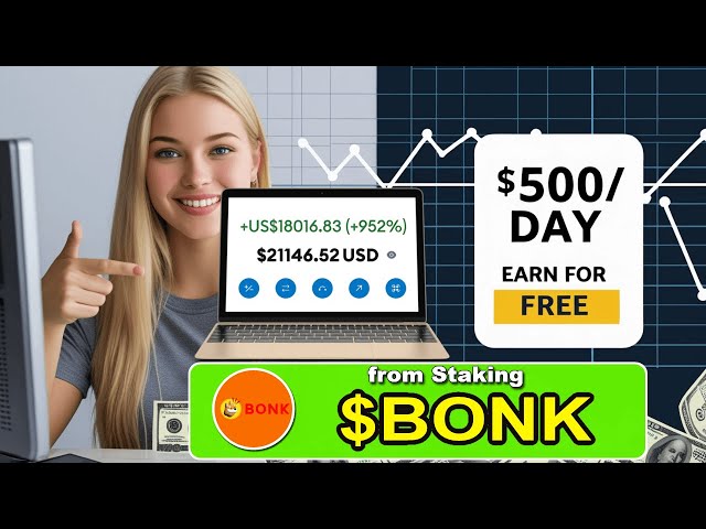 How Staking BONK Crypto Coin Can Earn You $500 a Day! Step-by-Step Guide for Passive Income