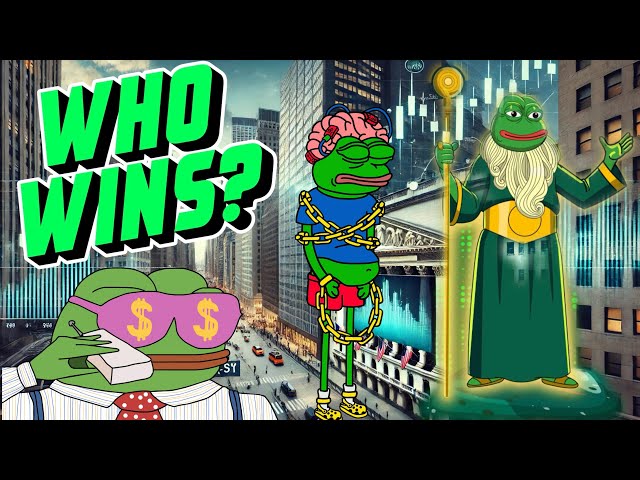 下一個100倍模因硬幣攤牌！ Pepe Unchained vs Wall Street Pepe vs Pepeto - 誰贏了？