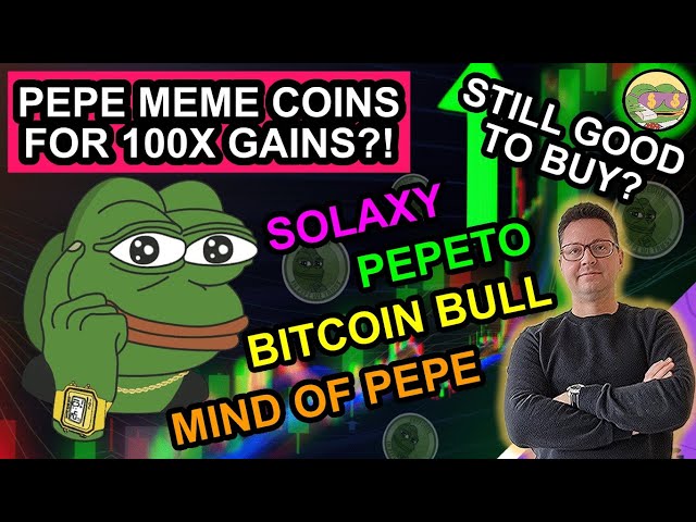 새로운 Pepe Meme Coins는 여전히 큰 이익을 위해 사기에 좋습니다. $ solx $ wepe $ pepeto $ btcbull