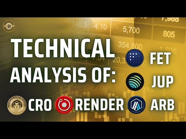 Analyse technique des crypto-monnaies | Trading crypto | CRO | Rendre | FET | Jup | ARB | altcoins