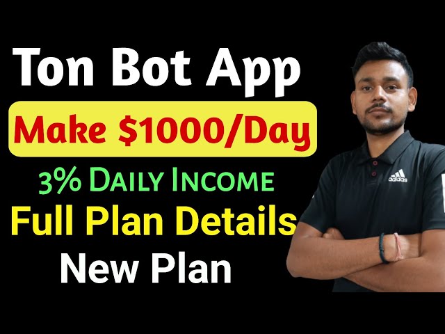 Ton Bot App Daily 3% Retour‼ ️ Détails du plan‼ èg