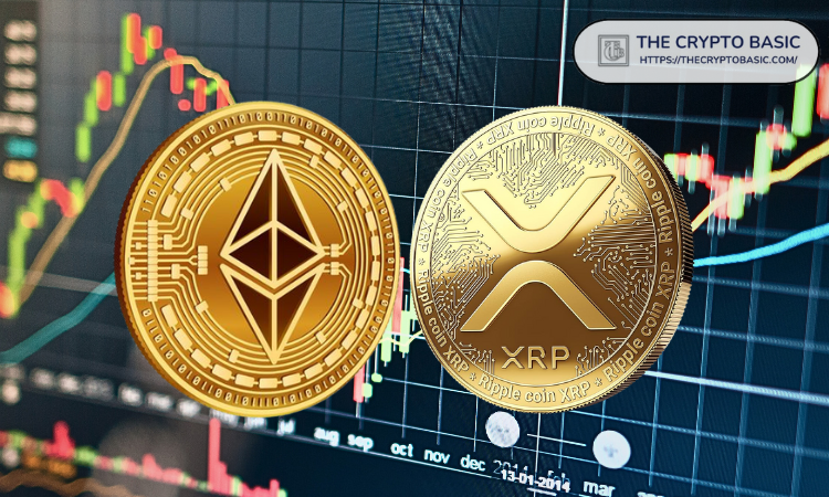 XRP將以太坊（ETH）從講台上擊倒為市值的第二大加密貨幣？