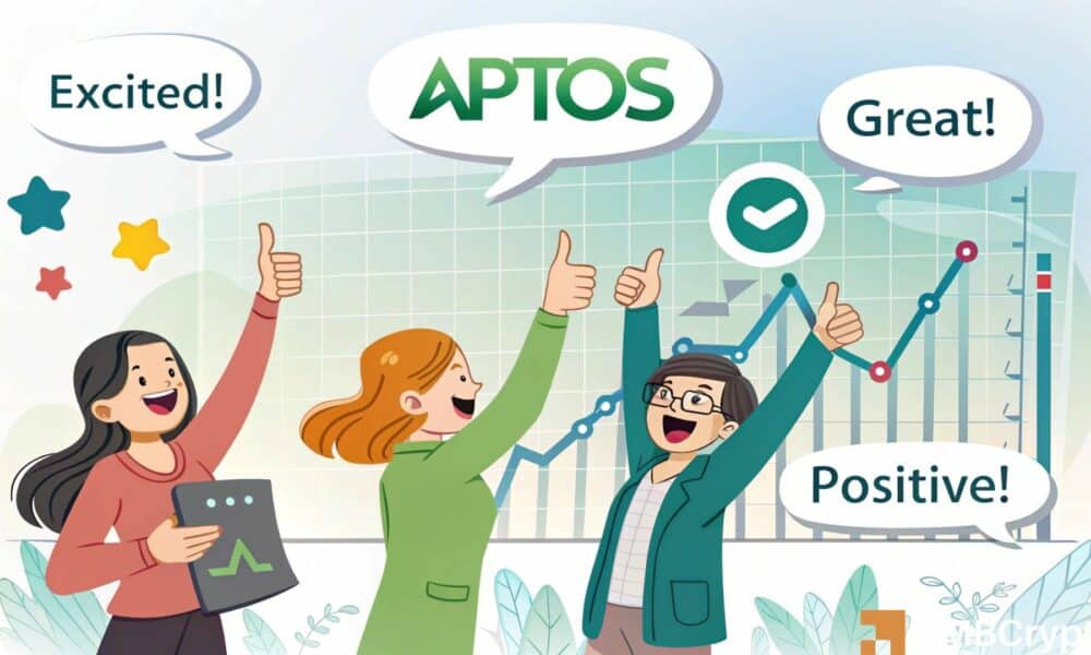 APTOS（APT）価格分析：センチメントが舞い上がるので、ブルズは市場を取り戻すことができますか？