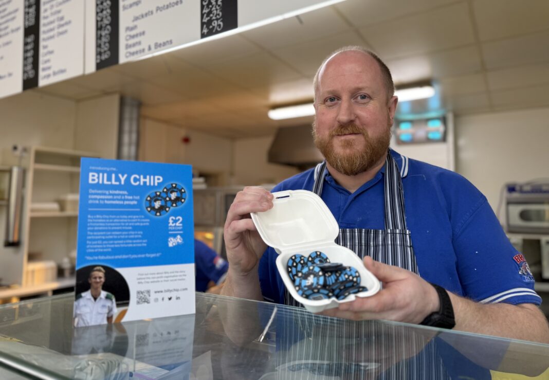 Burnham-on-on-Sea Fish and Chip Shop和Highbridge Cafe加入Billychip优惠券计划，以帮助无家可归的人