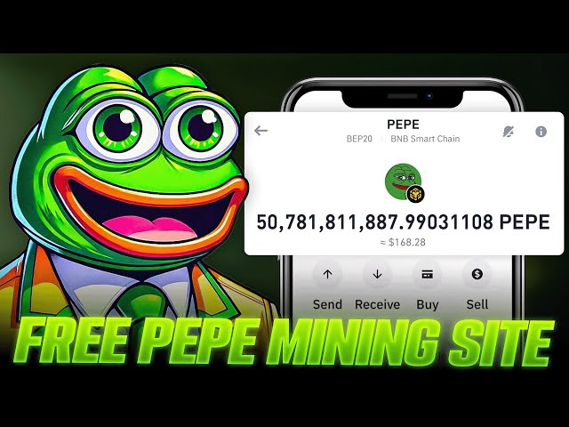 1 시간 = 1,000,000,000 Pepe 🐸 투자 없음 ~ Free Pepe Mining Site 2025