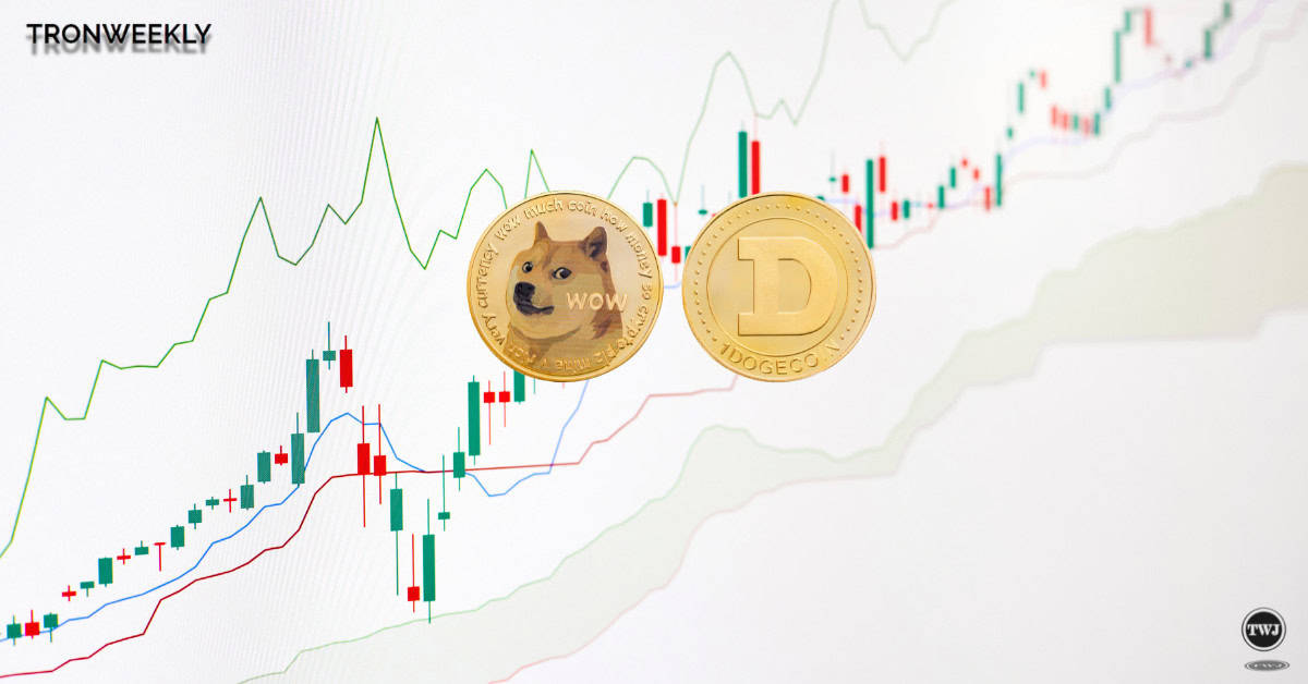 Dotecoin (doge) näher fallende Keilmuster Abschluss, Signalpotential Rallye