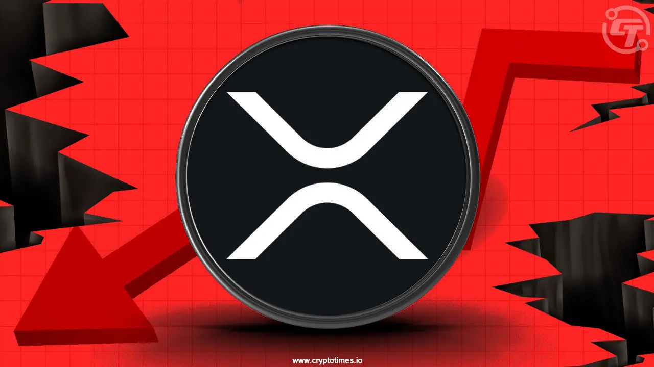 XRP在24小時內墜毀超過15％，形成看跌頭和肩膀的模式