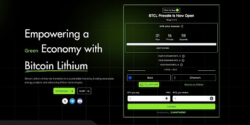 Bitcoin Lithium ($ btcl) a atteint 2 millions de dollars en quelques jours