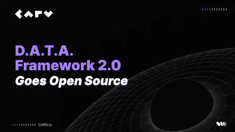 CARV Open-Sources Data Framework, On-Chain 및 Off-chain 데이터에 대한 검증 가능한 액세스 가능 CARV Open-Sources Data Framework, On-Chain 및 Off-chain 데이터에 대한 검증 가능한 액세스 가능
