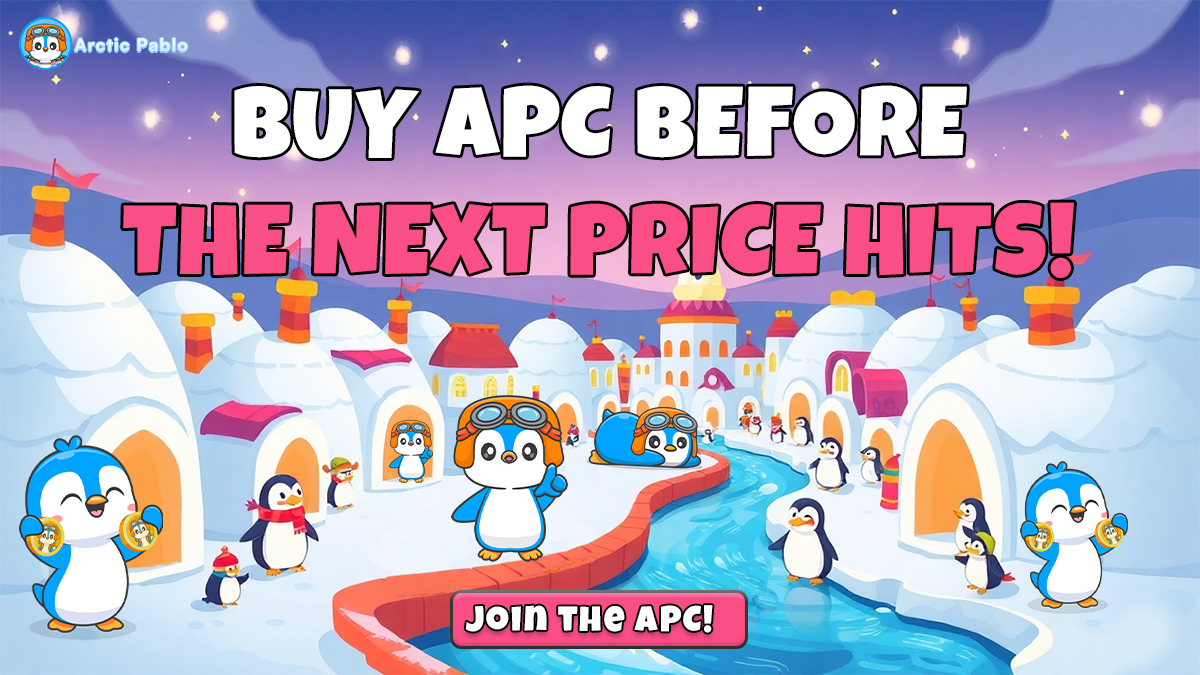 Arctic Pablo Coin (APC) 사전 판매 약속 11844% ROI - Best Crypto Presale 구매