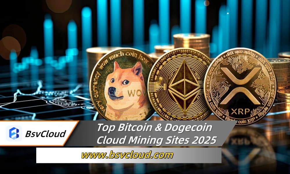 BSVCloud Reigns Supreme：2025年のBitcoin＆Dogecoinのトップ5クラウドマイニングプラットフォーム