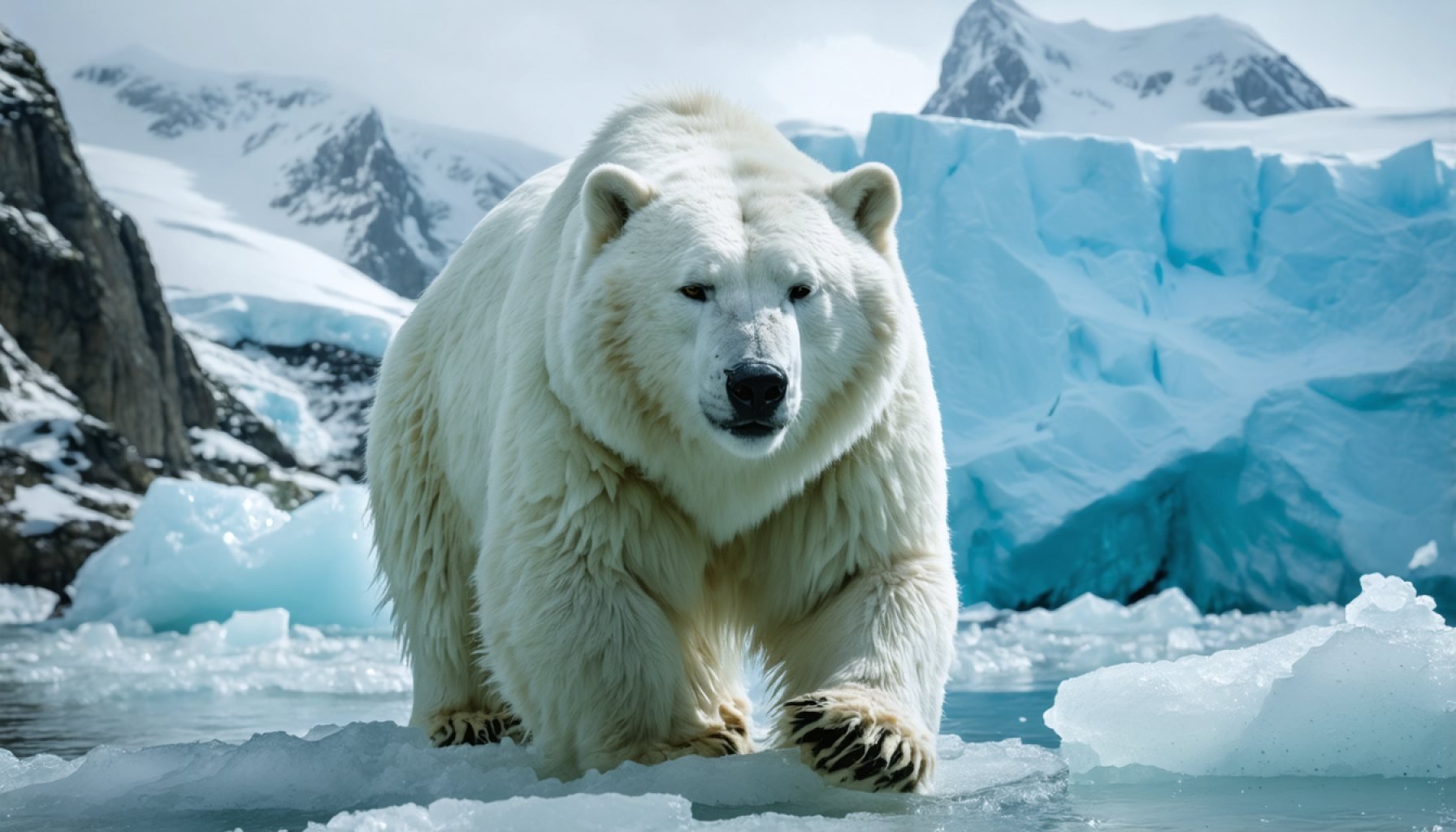 Embarquez dans un voyage captivant à travers des royaumes glaciaux avec une pièce de pablo arctique