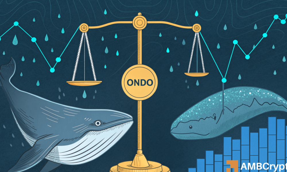 Ondo Marketの動き：最近、主要なクジラがOndo [ondo]市場で波を獲得しました