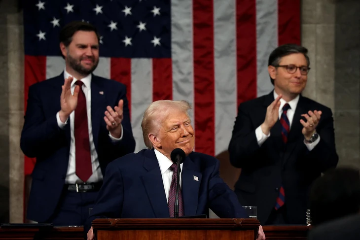 Le président Donald Trump a prononcé une adresse conjointe au Congrès