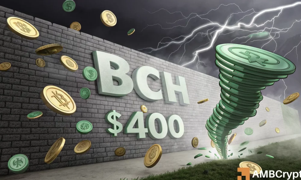 ビットコインキャッシュ[BCH] 1日の21％が集まり、毎日351ドルを超えると、強気の構造シフトがマークされます