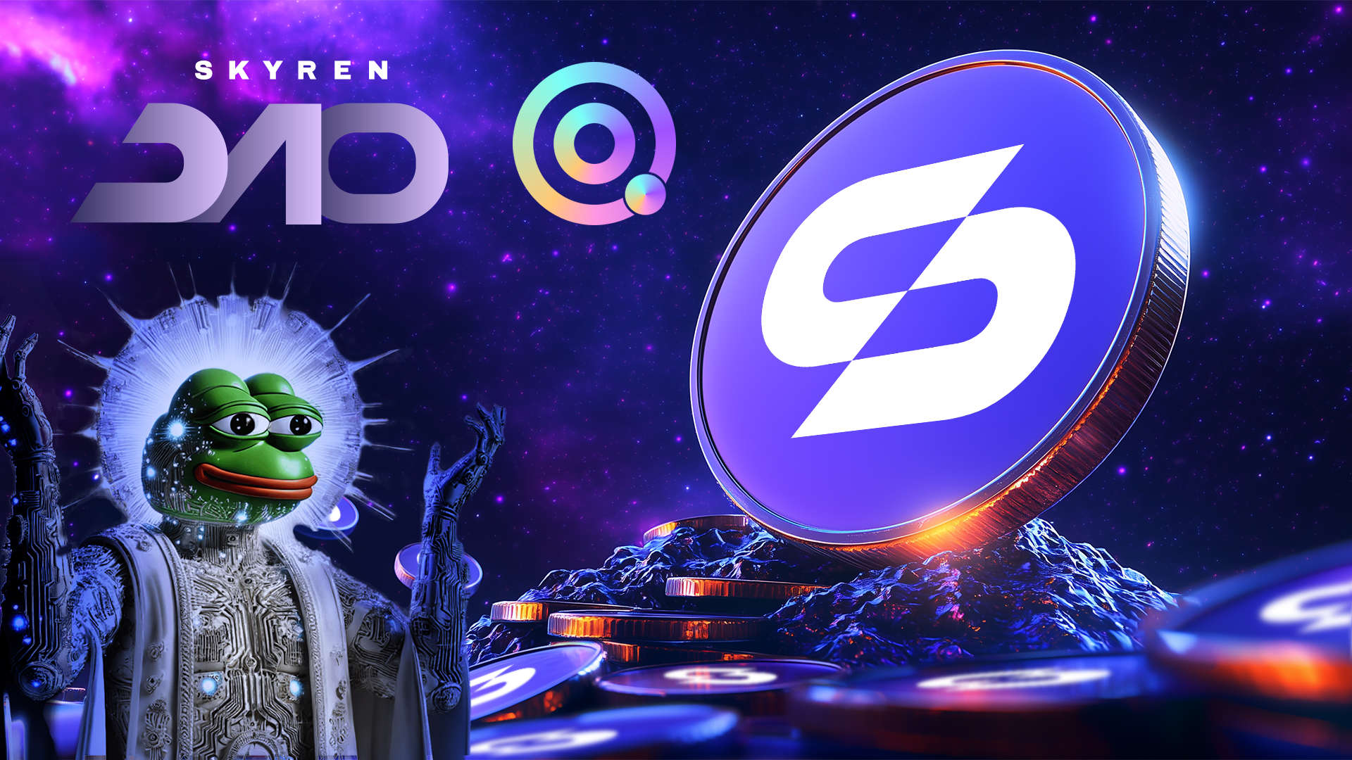 Skyren DAO Airdrops 500 Free SKYRN Tokens to Qubetics and Mind of Pepe Presale Participants