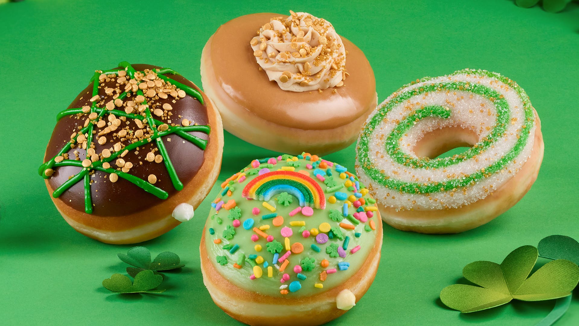 Krispy Kreme은 월요일부터 St. Patrick 's Day Donuts를 출시합니다.