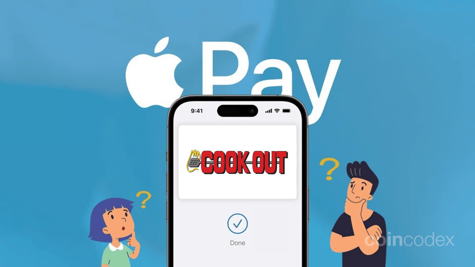 はい、クックアウトはほとんどの場所でApple PayとGoogle Payを受け入れます