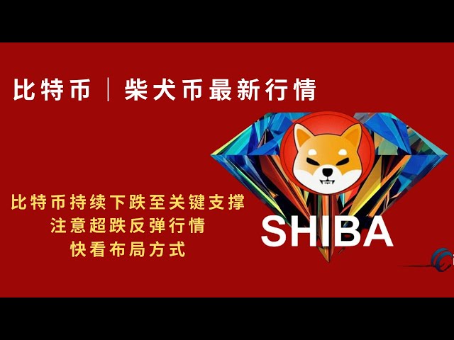 Bitcoin BTC shib Shiba Inu Coin Blockchain Cryptocurrency Latest Market Trend Analysis: Bitcoin continues to fall to key support, pay attention to the oversold rebound market, and look at the layout method quickly.