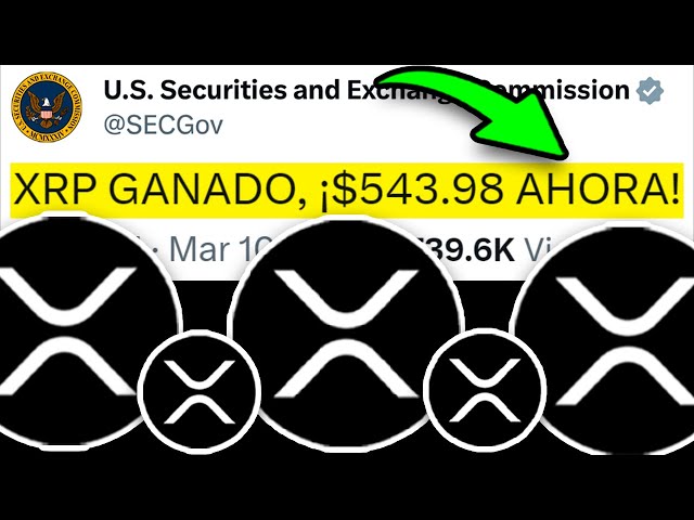 Ripple XRP：¡Sec retira deasurea Contra Ripple！ xrp sube $ 543.98€ya！ - XRP波纹