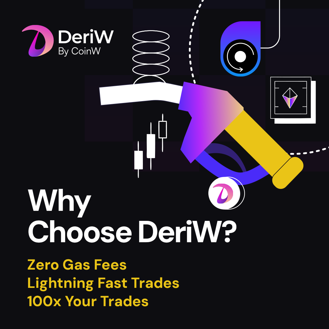 DeriW Testnet Launch Introduces the World's First Zero-Gas-Fee Decentralized Perpetual Exchange