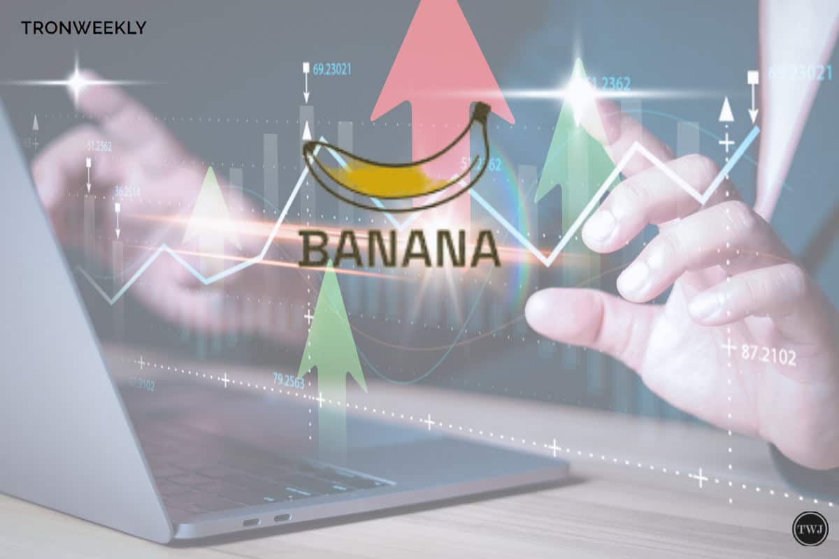 BANANA, a utility token that is integral to the CyberKongz universe, is showing strong bullish signals on the charts.