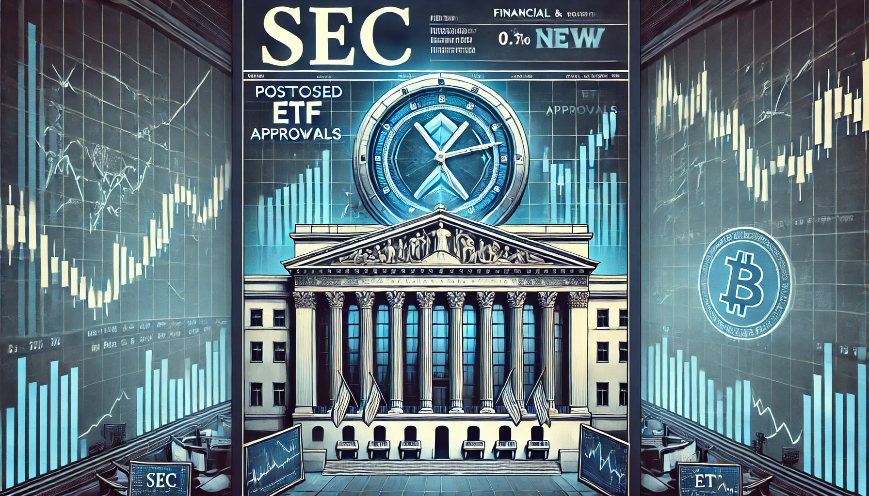 US Securities and Exchange Commission (SEC)은 XRP, Solana (SOL), Litecoin (LTC), Cardano (ADA) 및 Dogecoin (Doge)에 연계 된 Cryptocurrency Exchange 거래 자금 (ETF)에 대한 의사 결정 프로세스를 중단했습니다.