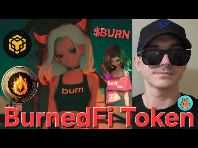 $ Burn - Burnedfi Token Crypto Münze Wie man verbrannte FI -Finanzen Burn Memecoin BNB BSC Pancakeswap kauft