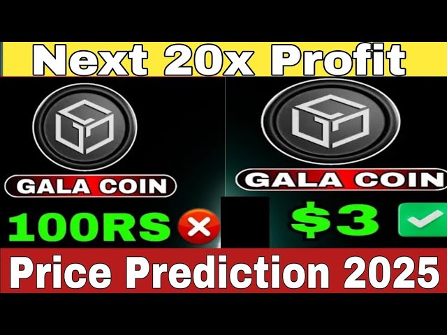 Gala -Münzpreisvorhersage 2025 Bereit zu explodieren 🔥 | Massive Preisvorhersage & Gala Crypto News!